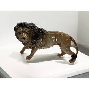BESWICK England Snarling Lion Porcelain Figurine #2089 1967-1984 11 Inches